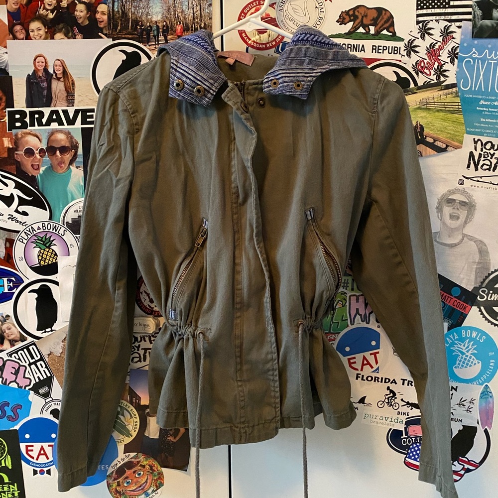 drawstring jacket